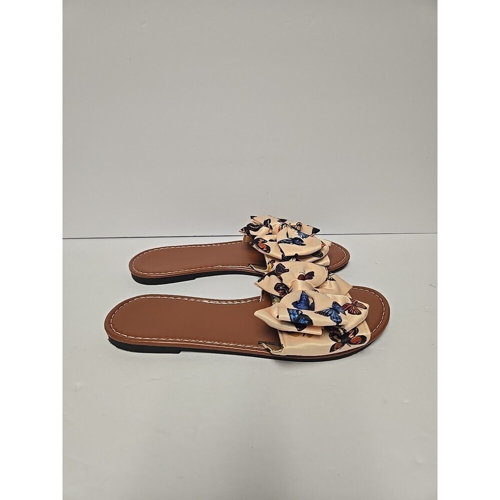 Butterfly Sandals Flats Size U.S 7.5 / 8 EUR 38 Womens Shoes